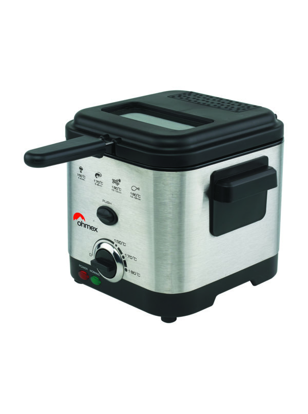 OHMEX Friteuse bol amovible 1,5L, 190*C 900W