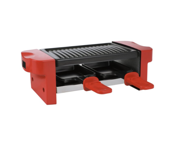 OHMEX Mini raclette&grill 2 personnes, 350W