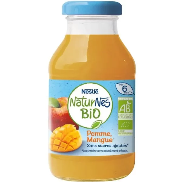 Nestlé NaturNes bio pomme&mangue boisson pour bébé 200ml