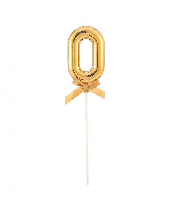 Topper pour gâteau chiffre 0 OR