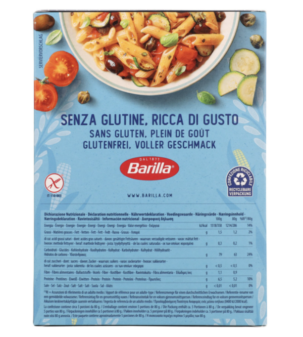 Barilla Penne Rigate sans gluten - 400g – Image 2