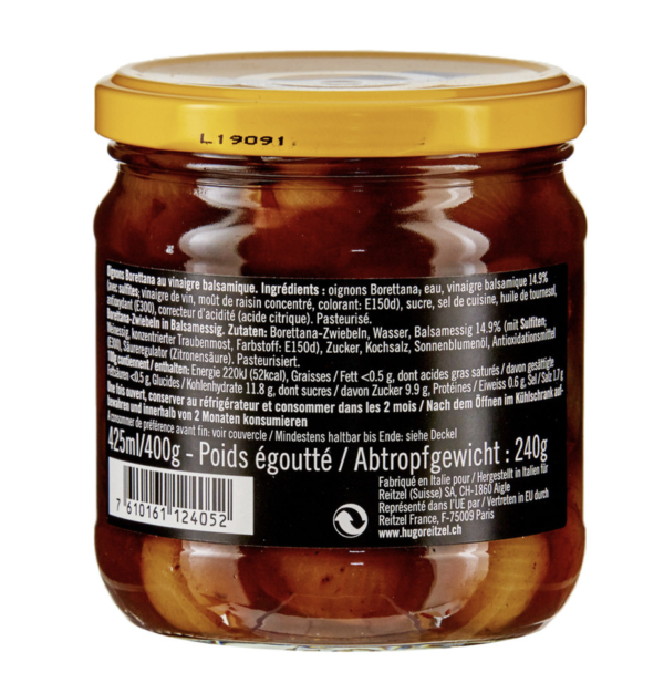 Oignons balsamico - Hugo Reitzel 400g – Image 2