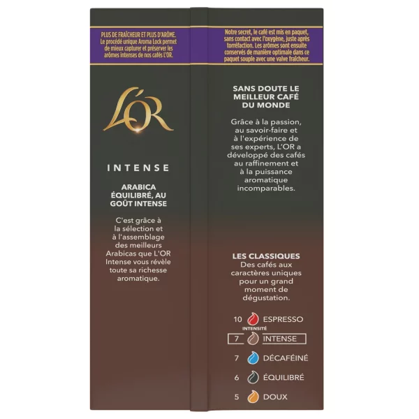 Café moulu intense L'OR - 250g – Image 2