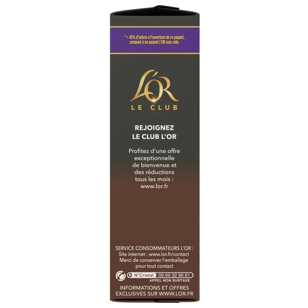 Café moulu intense L'OR - 250g – Image 4