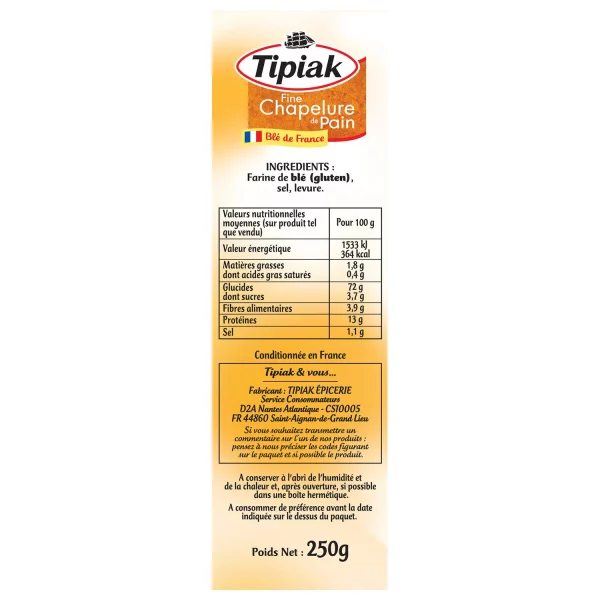 TIPIAK Fine chapelure de pain - 275g – Image 4