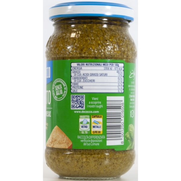 Sauce Pesto Genovese - De Cecco - 200gr – Image 2