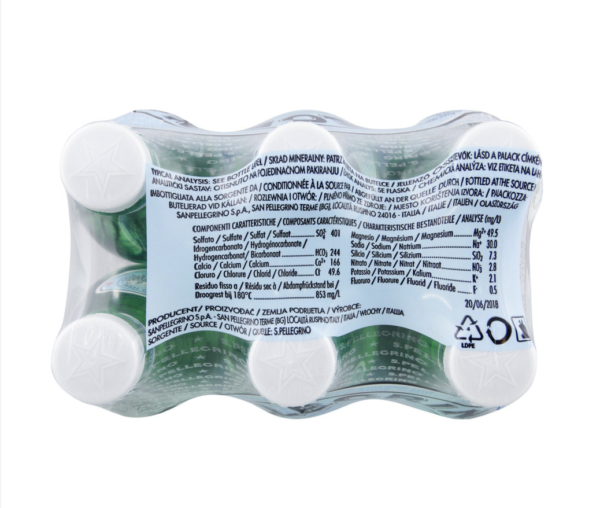 Eau minérale gazeuse naturelle S.Pellegrino - 6x50cl – Image 2