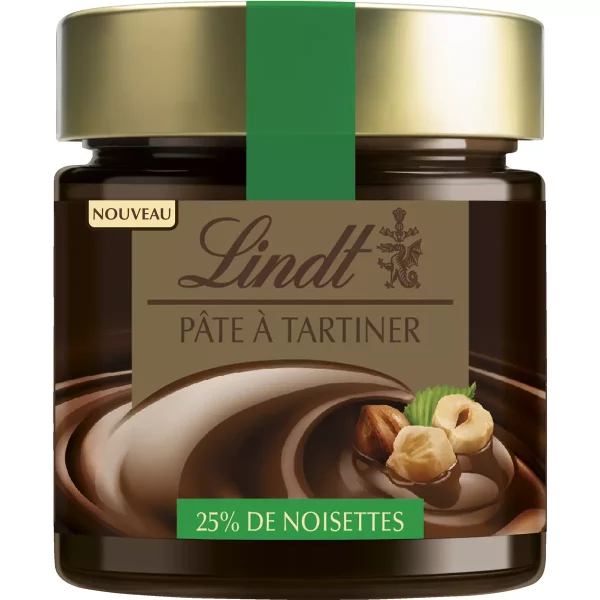 Lindt pâte à tartiner 25% noisettes - 200g