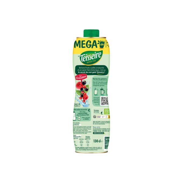 Sirop grenadine Teisseire MEGA - 130cl – Image 2
