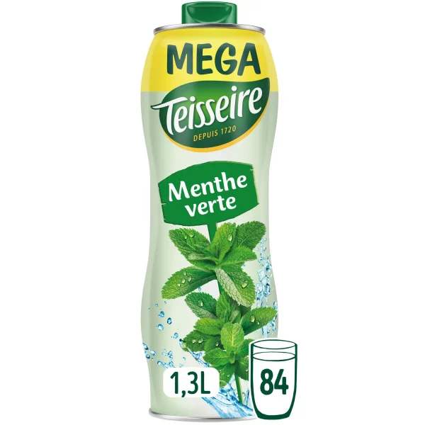 Sirop menthe verte Teisseire MEGA - 130cl