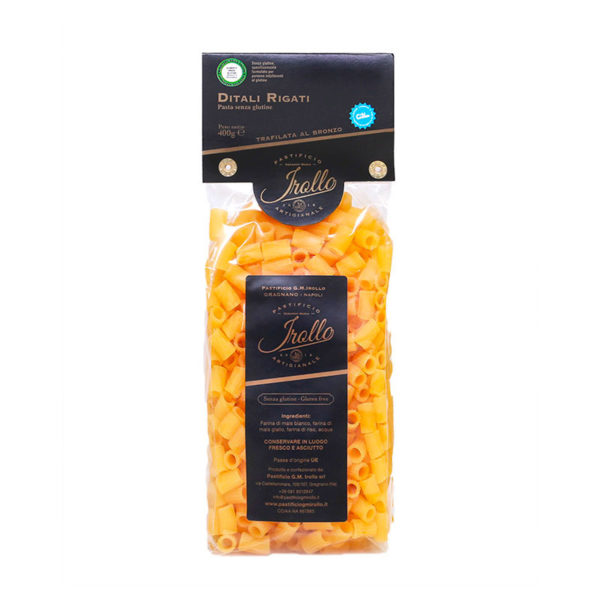 Pâtes ditali rigati sans gluten Irollo - 400g