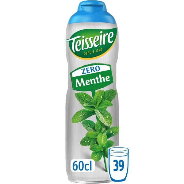 Sirop menthe verte zero Teisseire - 60cl