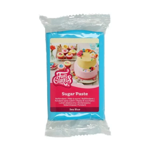 Pâte à sucre FunCakes "Sea Blue" 250g