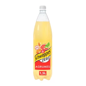 SCHWEPPES Soda Zero saveur Agrumes - 1,5l
