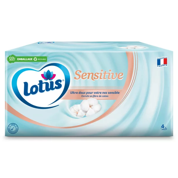 Mouchoirs Lotus Sensitive - 80paq