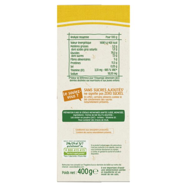Blédina Blédine Céréales Biscuit +6m - 400g – Image 2