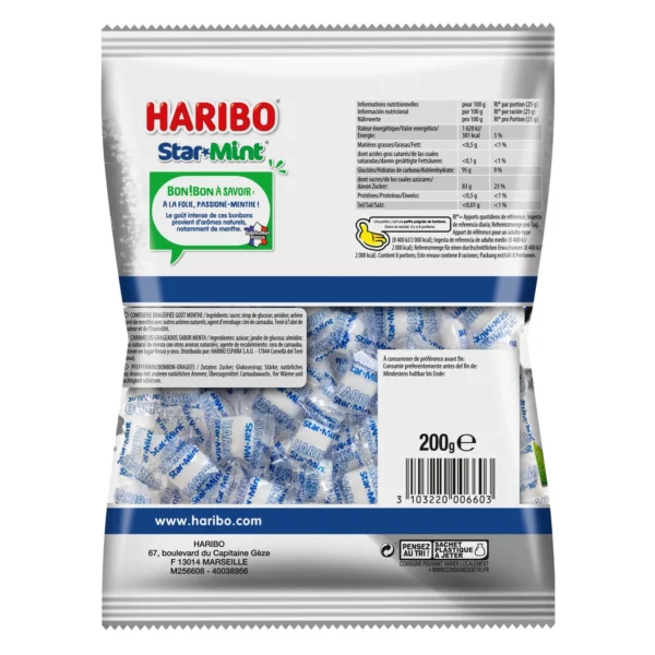 Haribo Starmint Menthe Intense - 200g – Image 2