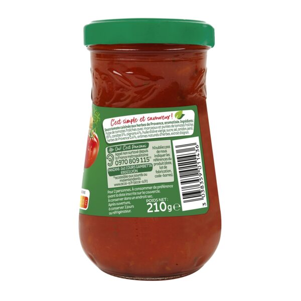 Sauce tomate provençale Panzani - 210g – Image 2