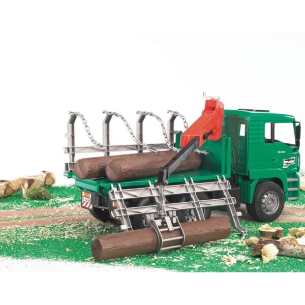 Bruder camion de transport de bois MAN – Image 2